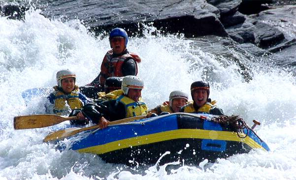 Rafting the Shotover River